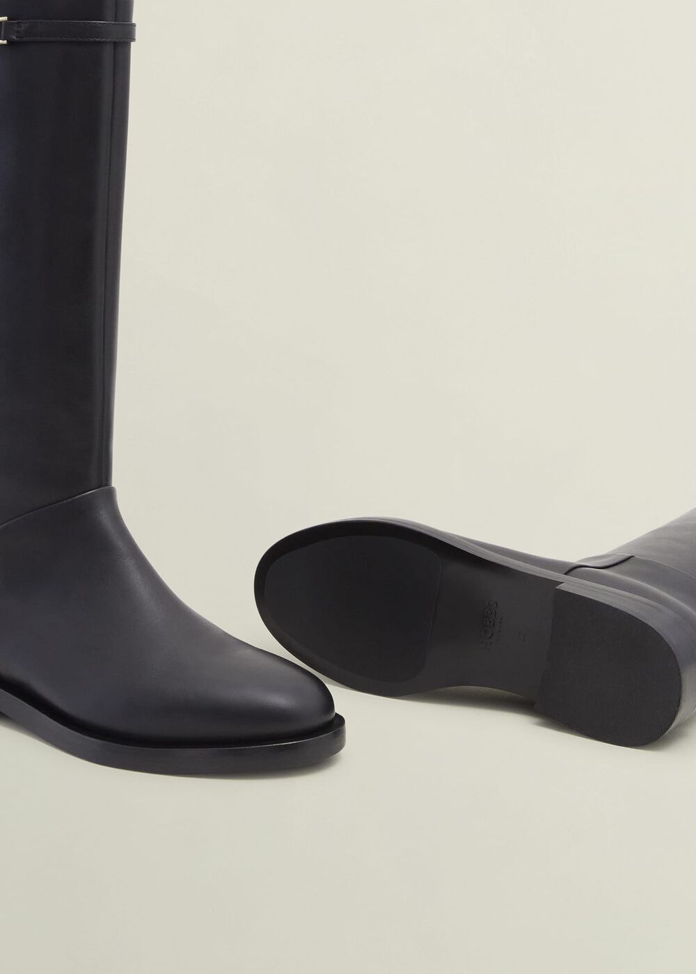 Uma Knee Boots, Black, hi-res