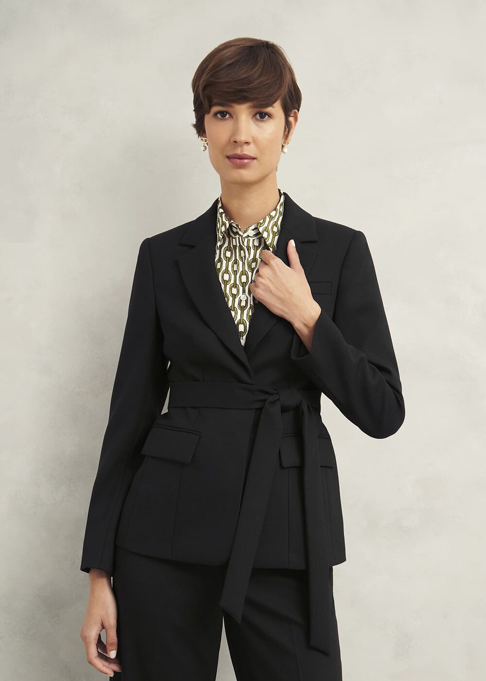 Casey Jacket With Wool, Black, hi-res