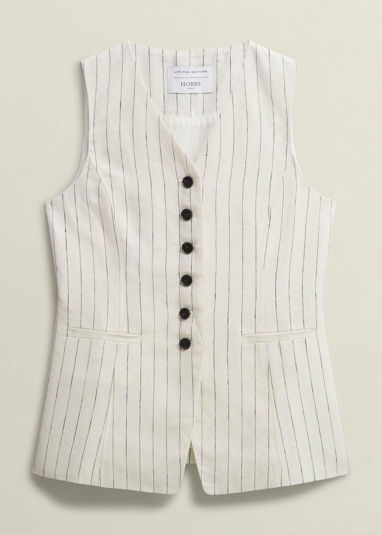 Groombridge Vest, Ivory Navy, hi-res