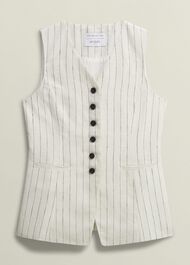 Groombridge Vest, Ivory Navy, hi-res
