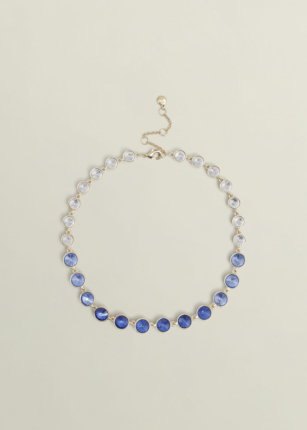 Emi Necklace, Gold Blue, hi-res