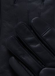Otillia Leather Gloves, Hobbs Navy, hi-res