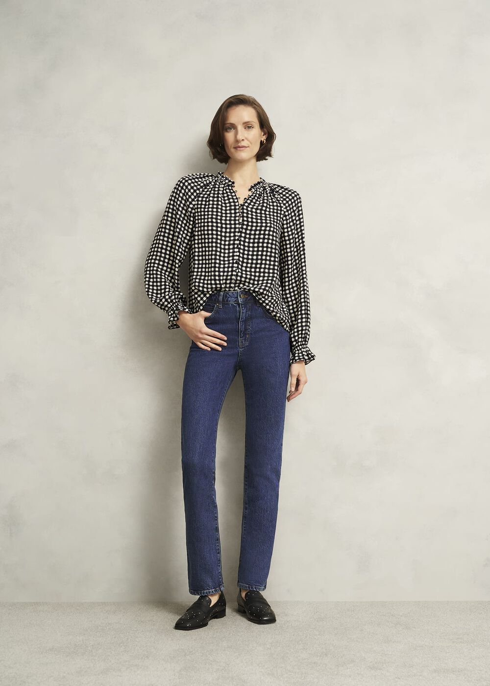 Foley Straight Jeans, Dark Mid Wash, hi-res