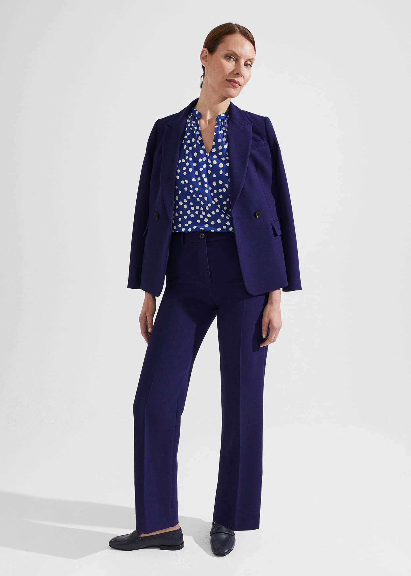 Womens Suit 2piece Navy Blue Striped Business Slim Fit Jacket Office Work  Wear Blazer  Trousers Pants For Female Спортивный К  Pant Suits   AliExpress