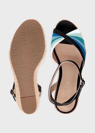 Wimbledon Wedge, Blue Multi, hi-res