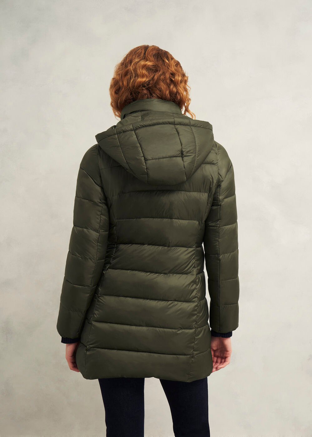 Petite Joelle Puffer Coat, Dark Olive, hi-res