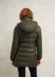 Petite Joelle Puffer Coat, Dark Olive, hi-res