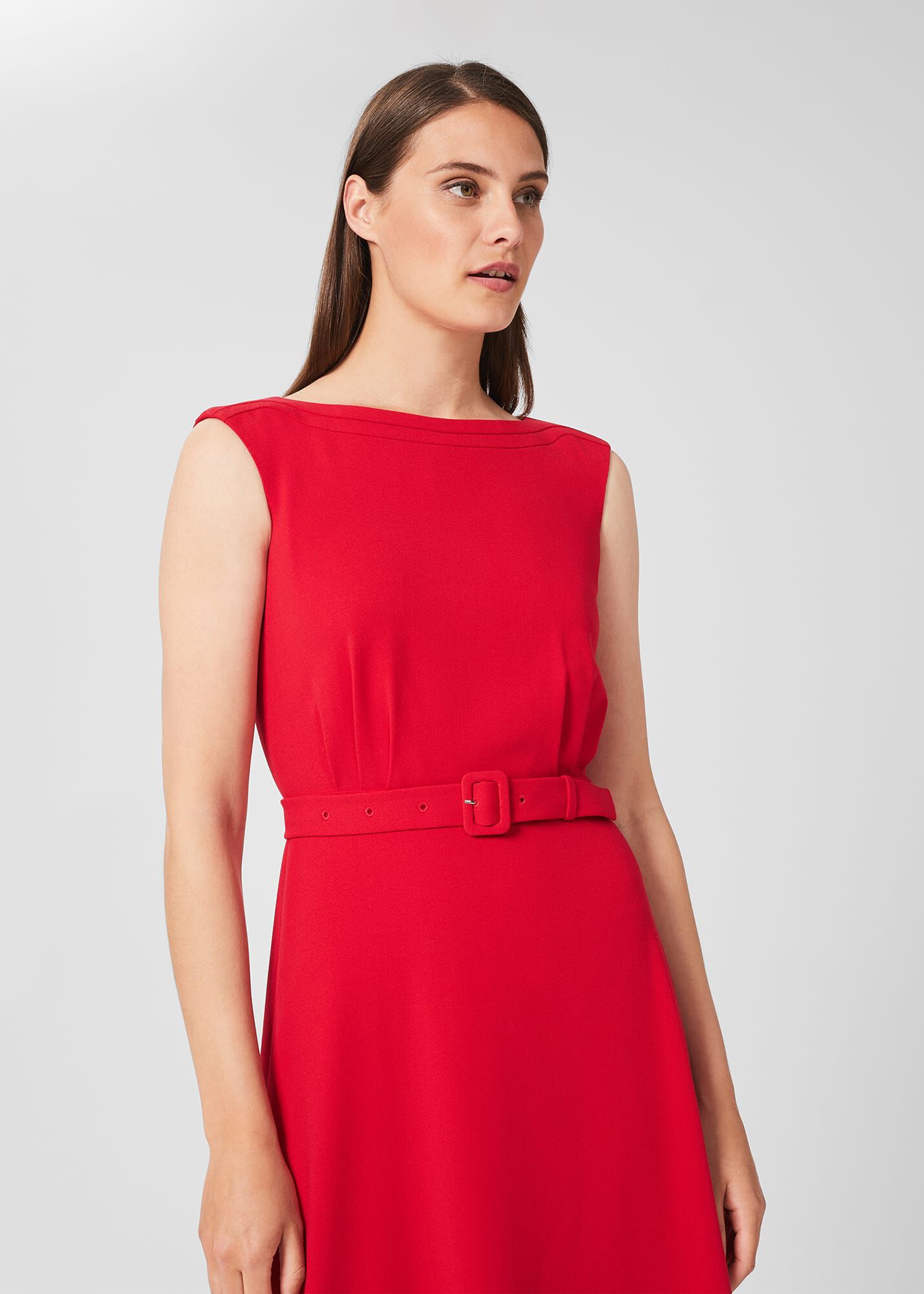 Eloise Crepe Midi Dress | Hobbs US |