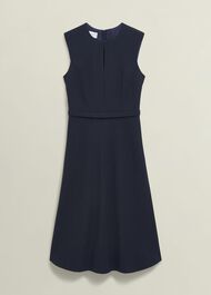 Katelena Dress, Navy Ivory, hi-res