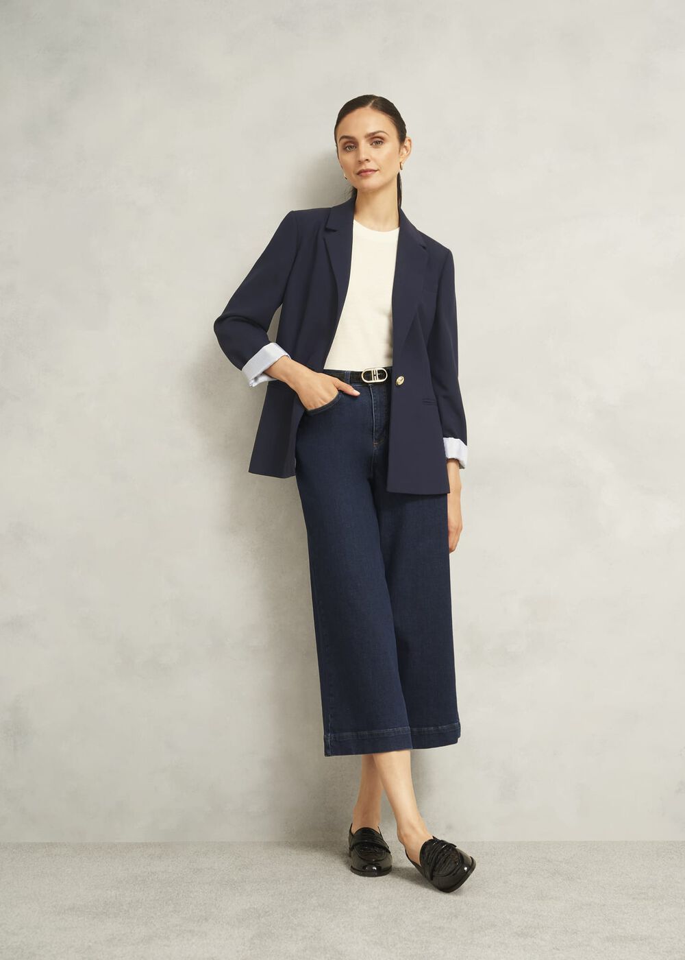 Gianna Jacket, Navy, hi-res