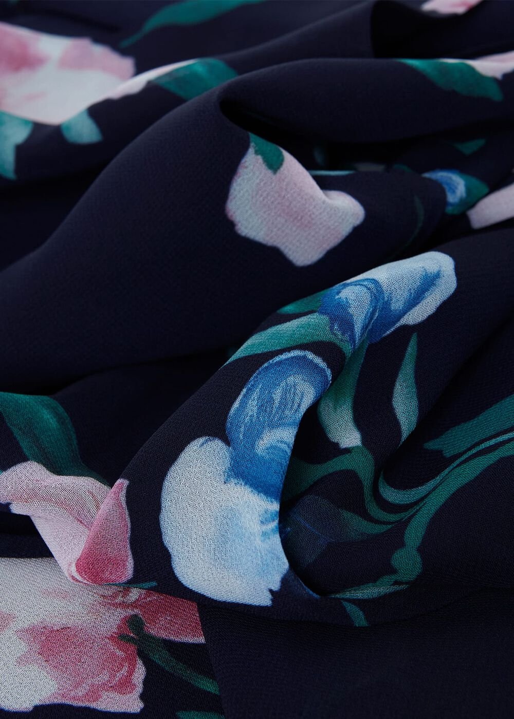 Carly Floral Midi Dress, Navy Multi, hi-res