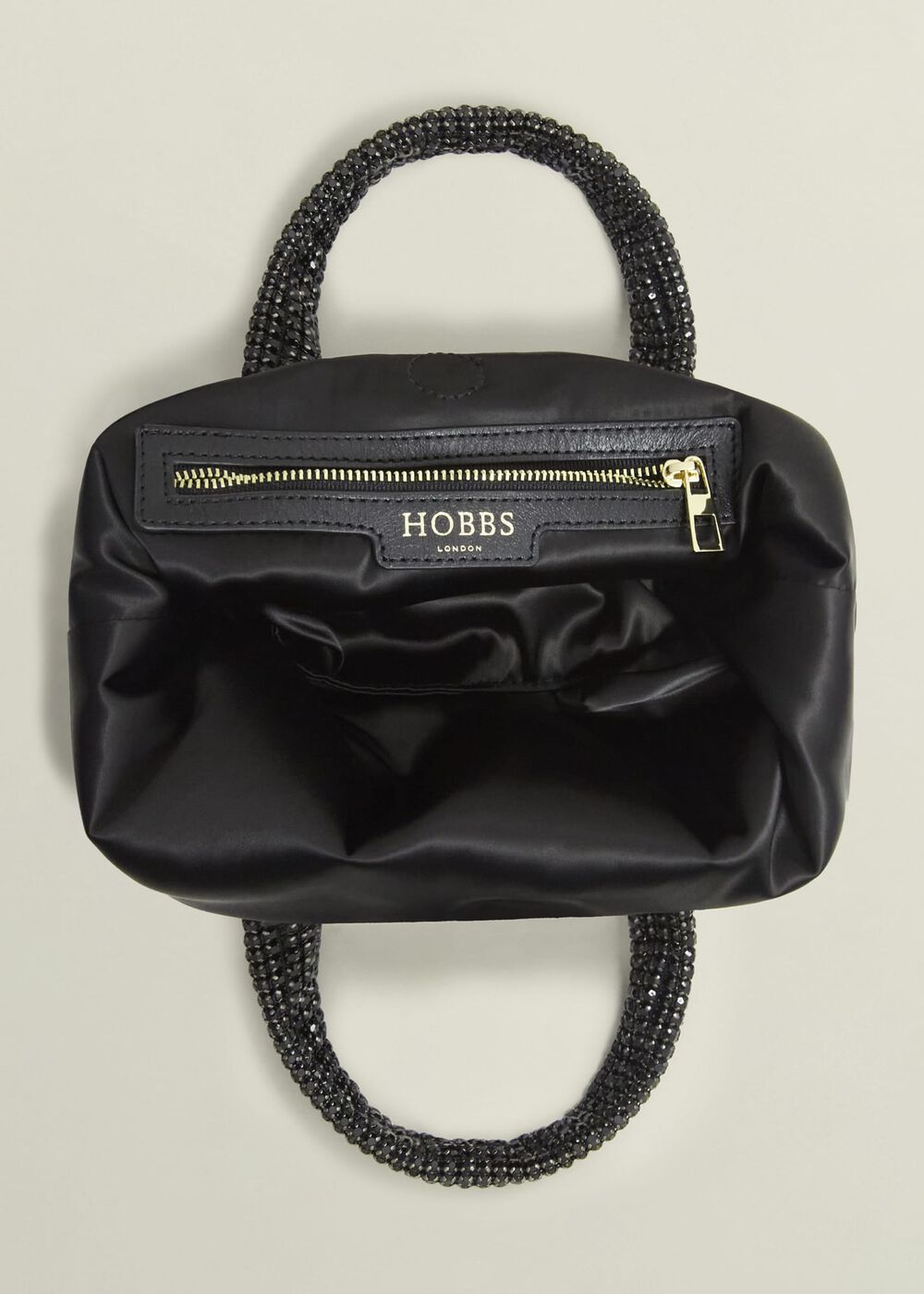 Kamala Jewelled Bag, Black, hi-res