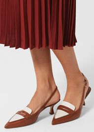 Mischa Sling Back, Tan Ivory, hi-res