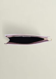 Catherine Leather Wristlet, Dusky Pink, hi-res