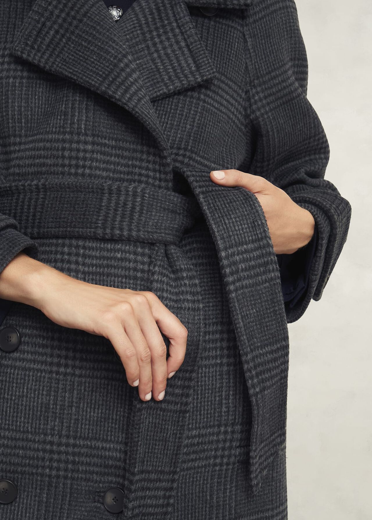 Peckworth Coat With Wool, Grey Multi, hi-res