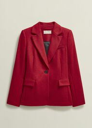 Jess Wool Jacket, Pomegranate Red, hi-res