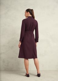 Robyn Shirt Dress, Malbec Purple, hi-res