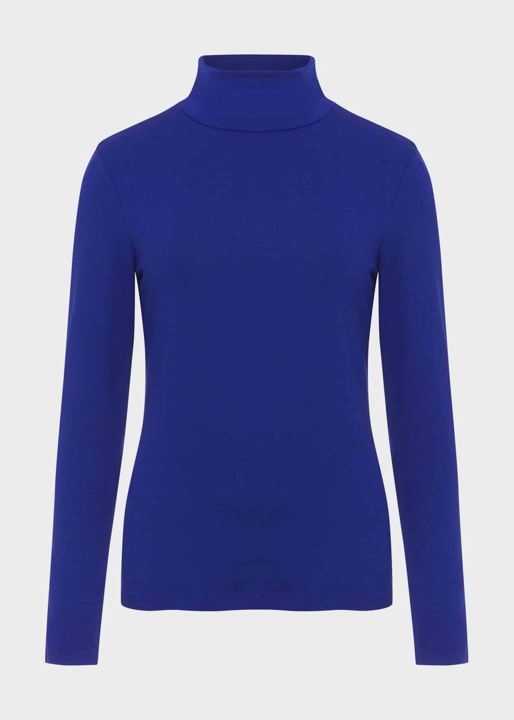 Mischa Roll Neck Top, Cobalt Blue, hi-res