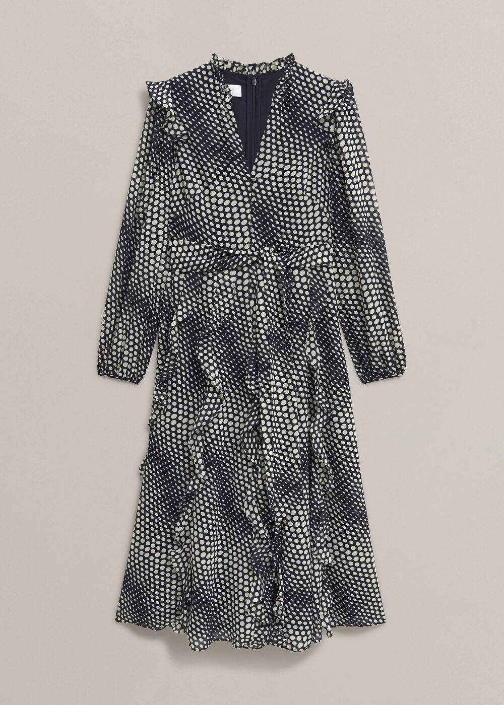 Miriam Dress, Midnight Cream, hi-res