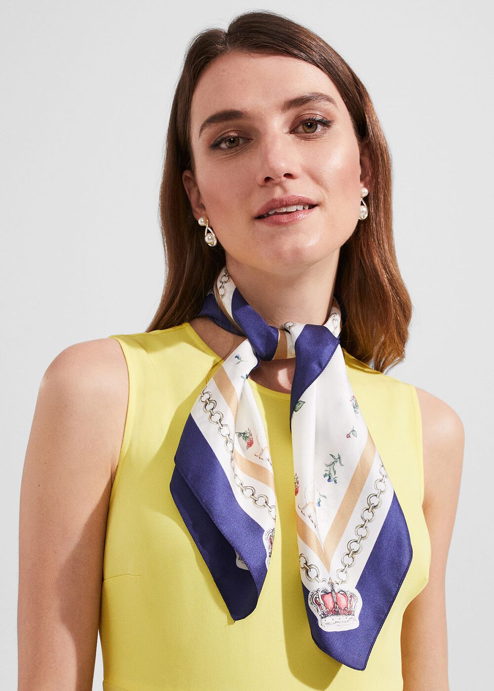 Coronation Scarf, Ivory, hi-res