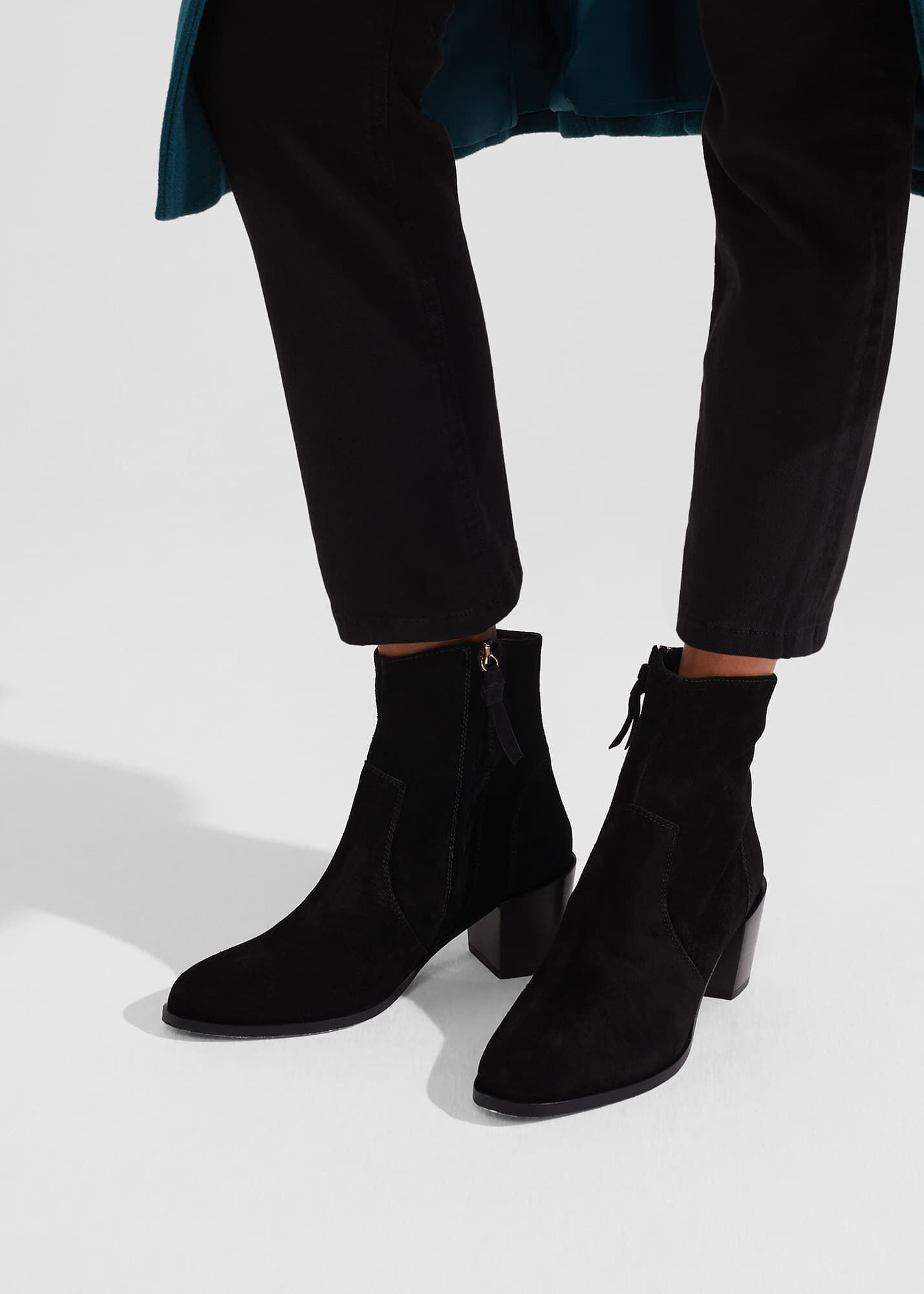 40mm Hester Leather Ankle Boots