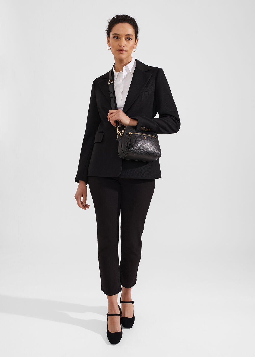 Carlton Crossbody Bag, Black, hi-res