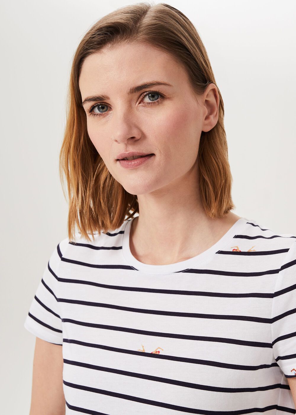 Pixie Cotton Printed T-Shirt, White Multi, hi-res