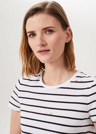 Pixie Cotton Printed T-Shirt, White Multi, hi-res