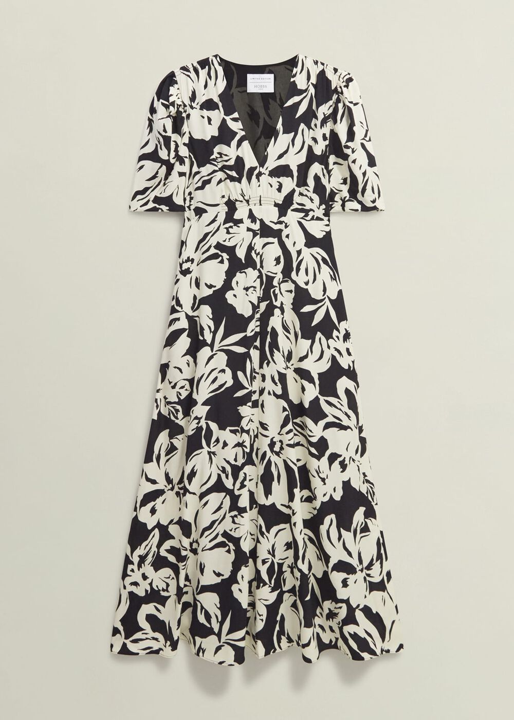 Chiltern Dress, Black Cream, hi-res