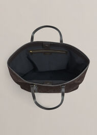 Kyra Tote Bag, Chocolate Brown, hi-res