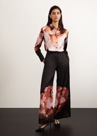 Eden Floral Shirt, Black Multi, hi-res