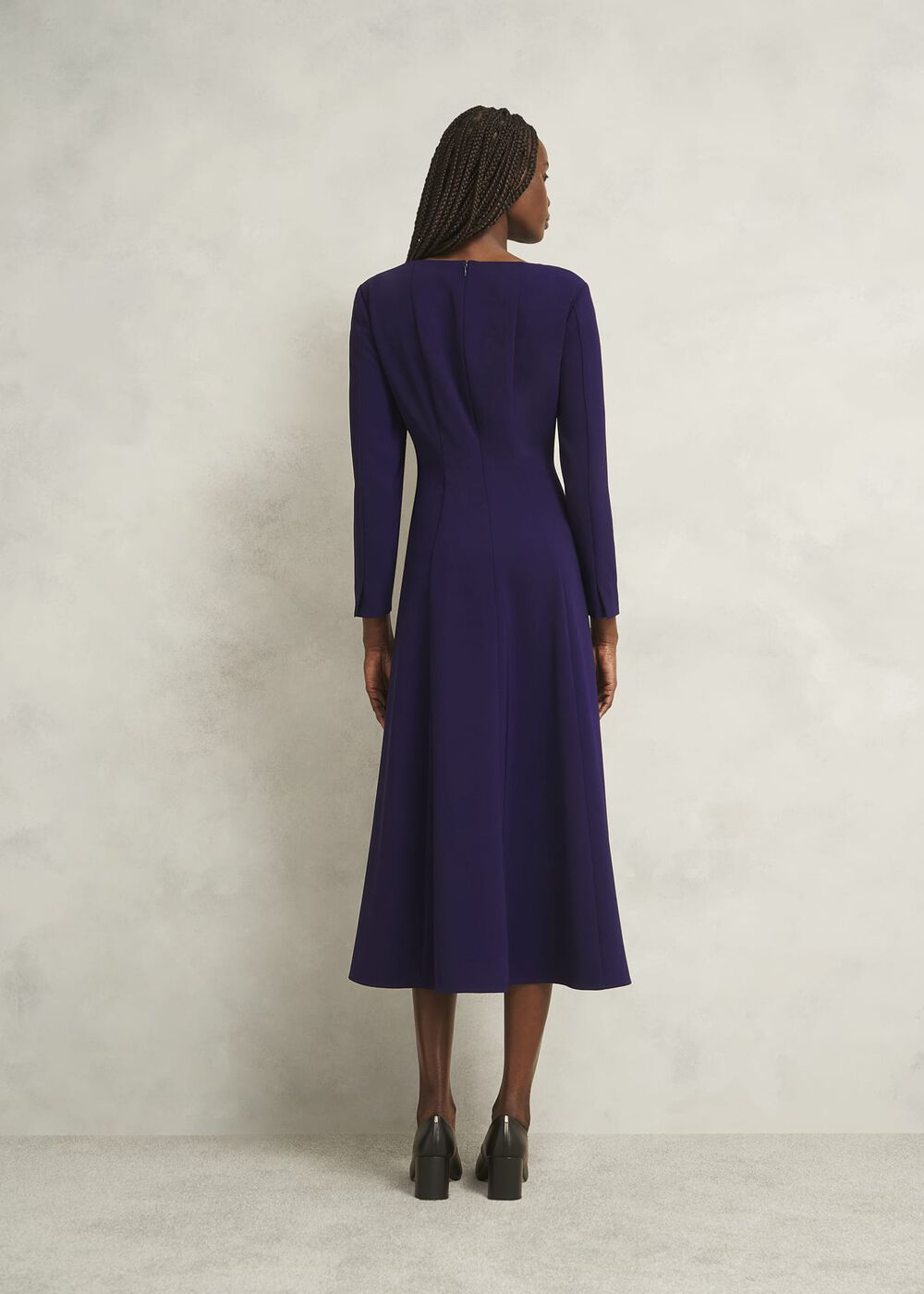 Leonora Dress, Midnight Purple, hi-res