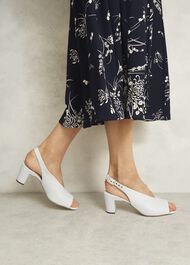 Kali Leather Sandal, Ivory, hi-res