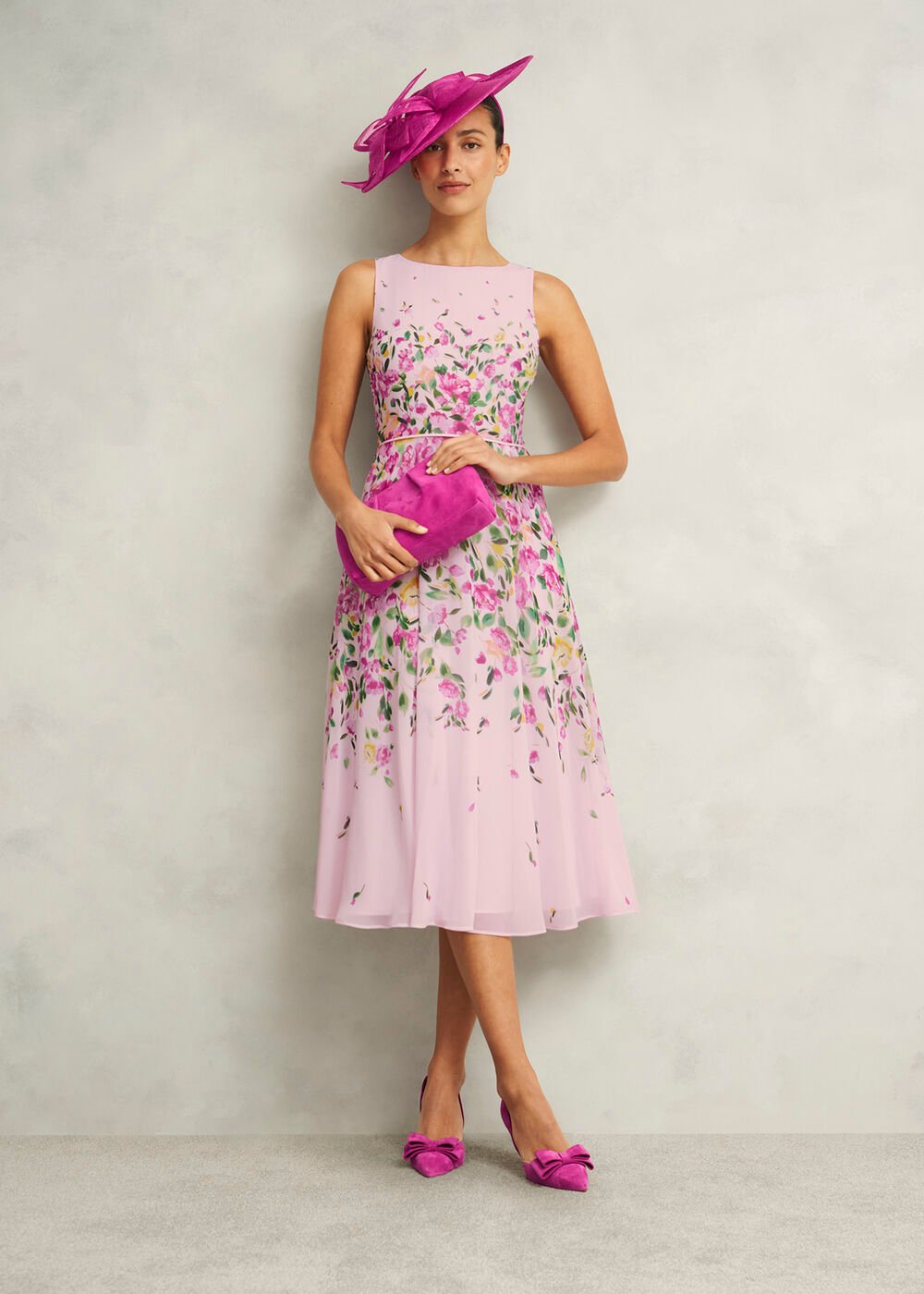 Carly Dress, Pink Multi, hi-res