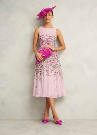 Carly Dress, Pink Multi, hi-res