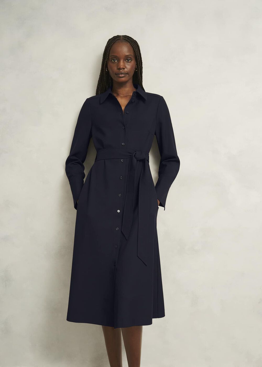 Lyla Dress, Navy, hi-res
