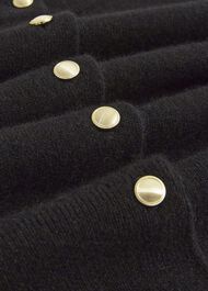 Monica Cashmere Cardigan, Hobbs Black, hi-res