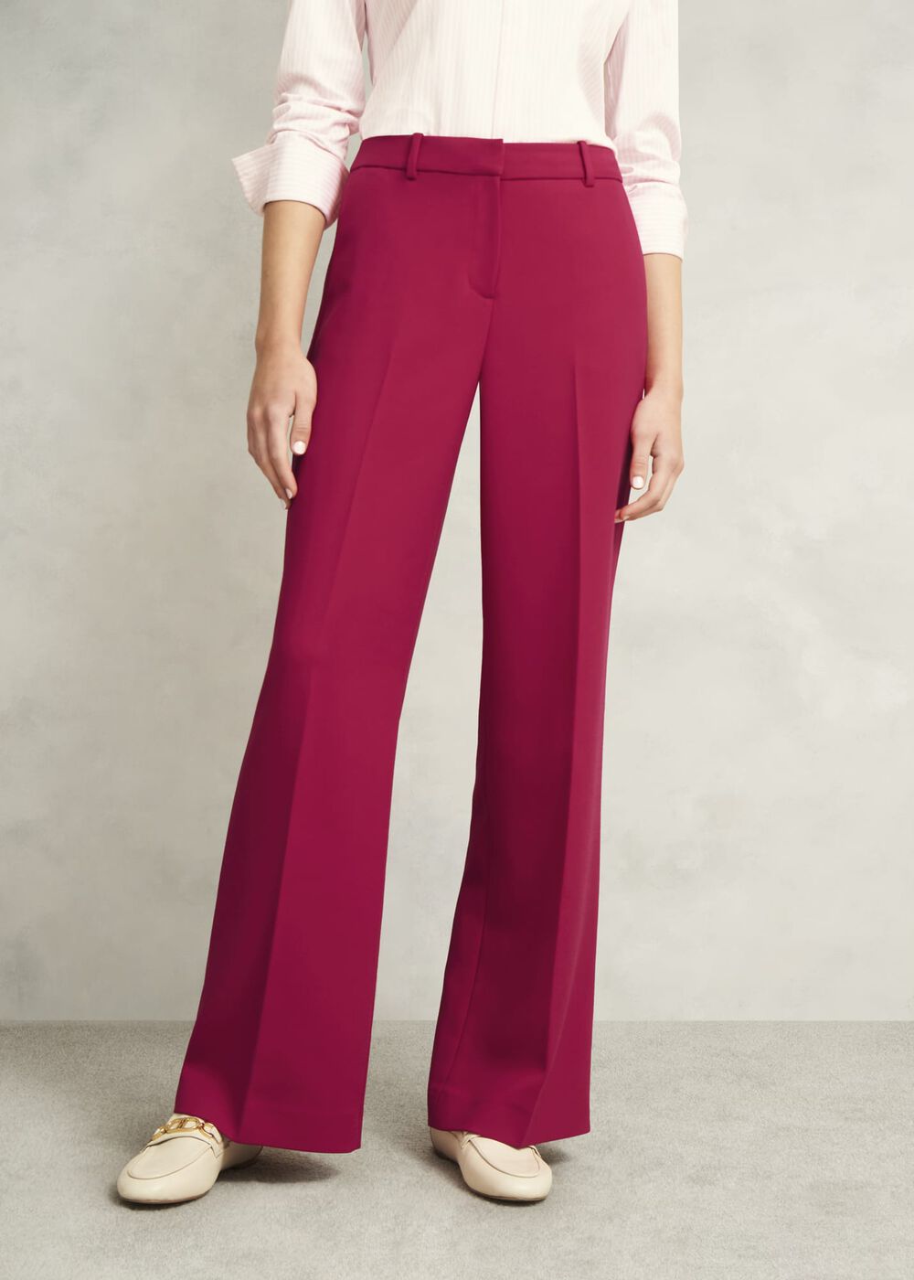 Suki Wide Pants, Hot Magenta, hi-res