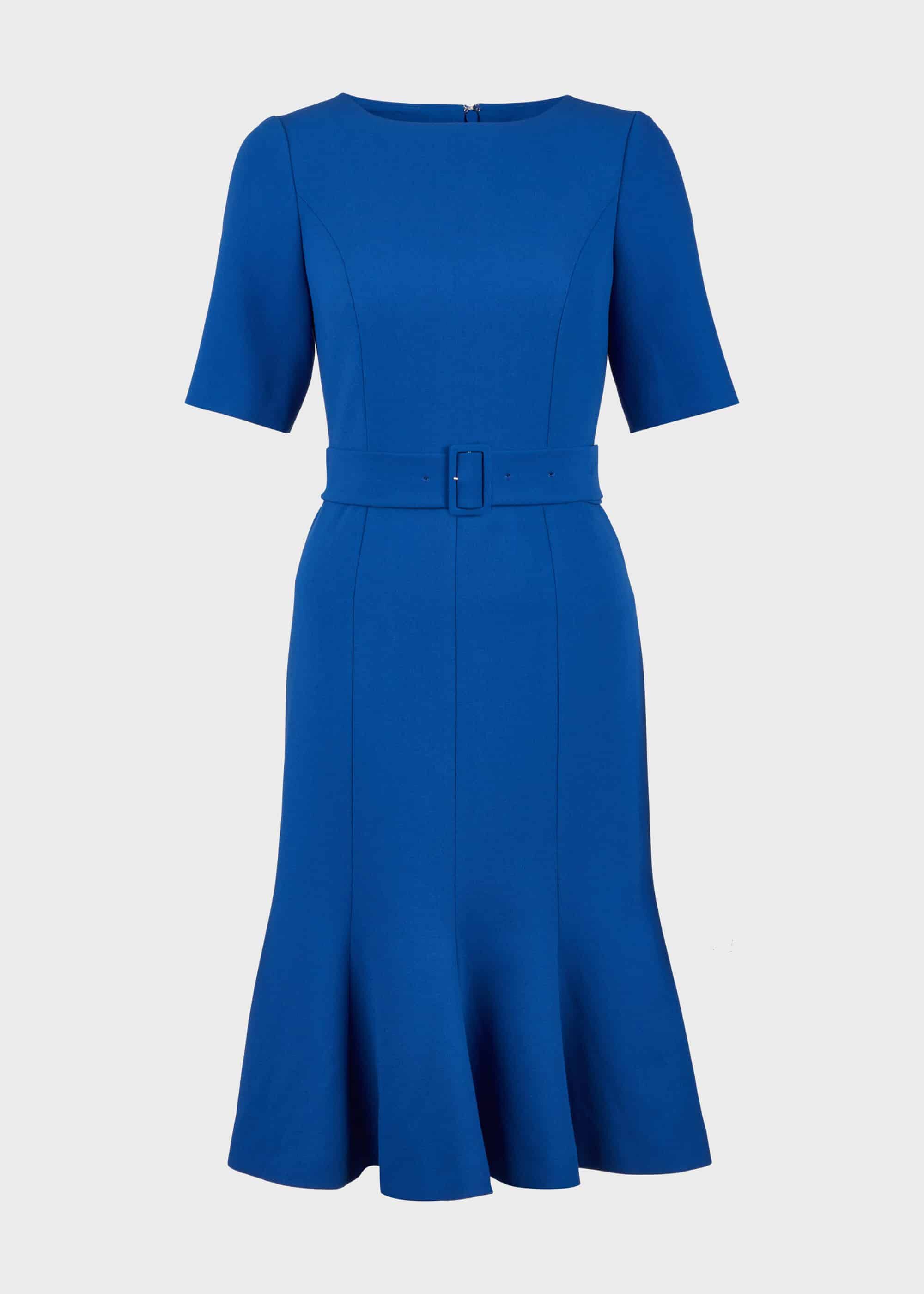 hobbs navy blue dress