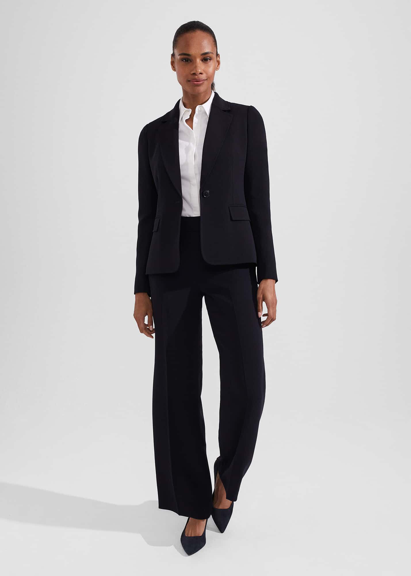 Wholesale Women with Belt Dress Collar Suit Jacket Straight Pant Suit -  China Office Suit and Casual Suit price | Made-in-China.com