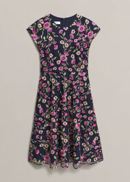 Tia Embroidered Dress, Midnight Multi, hi-res