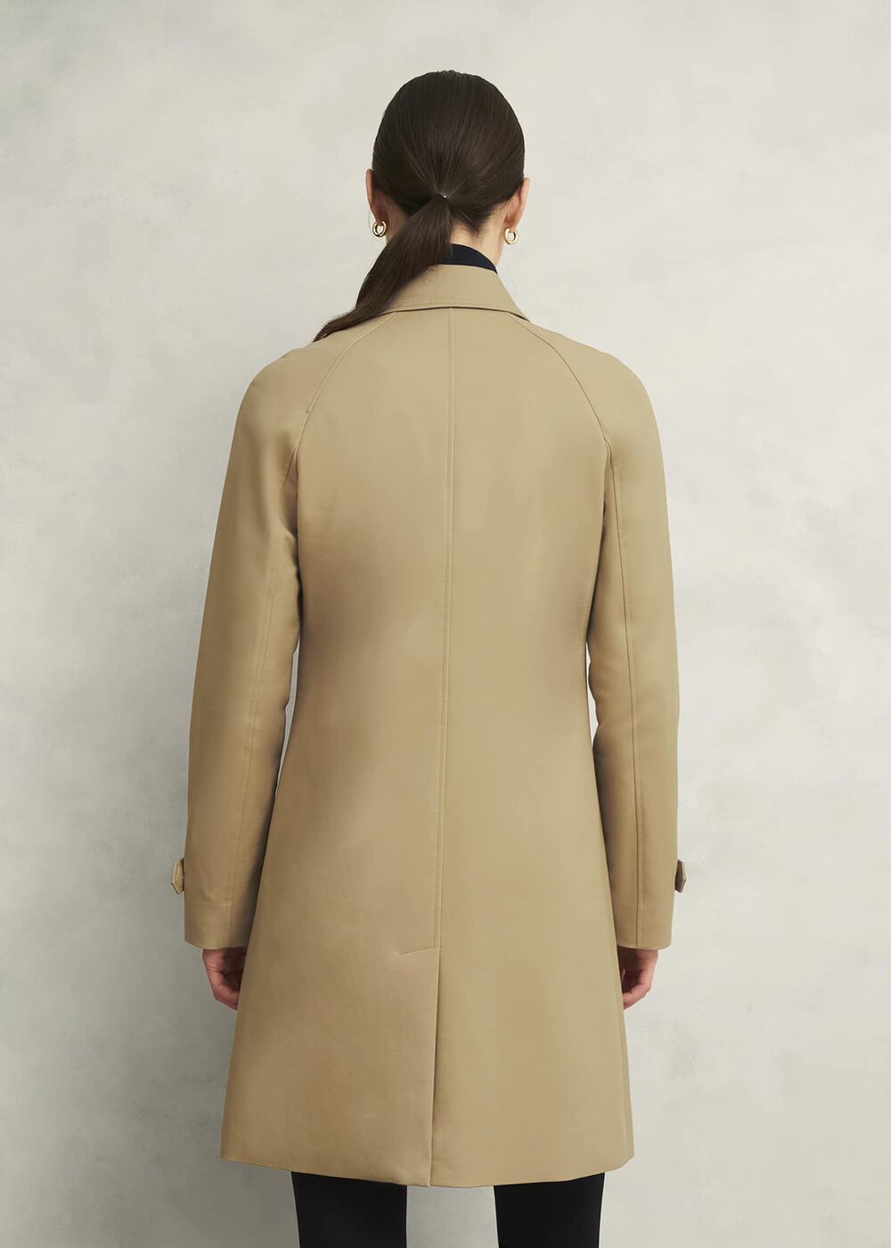 Petite Vivienne Shower Resistant Trench Coat, Fawn Beige, hi-res