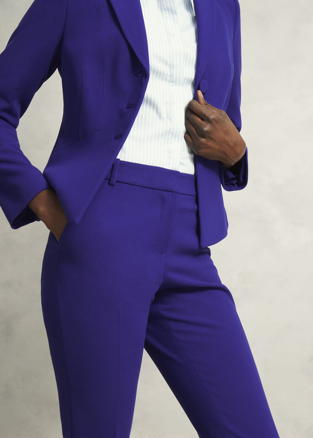 Katia Tapered Trousers, Cobalt Blue, hi-res