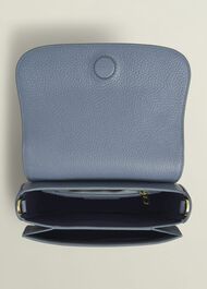 Berwick Leather Crossbody Bag, Cornflower Blue, hi-res