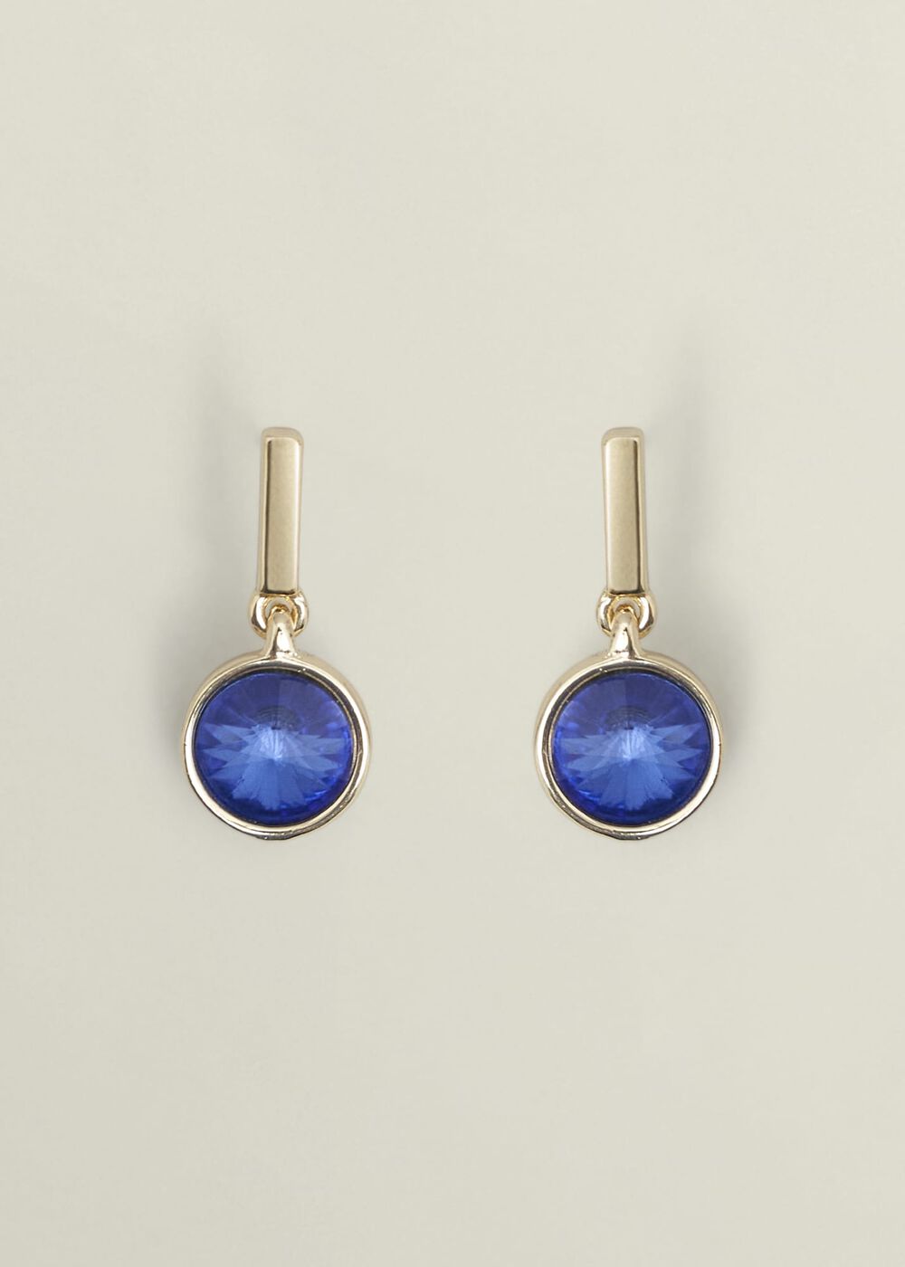 Emi Earrings, Gold Blue, hi-res