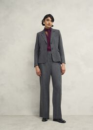 Elsie Wool Blend Jacket, Grey, hi-res
