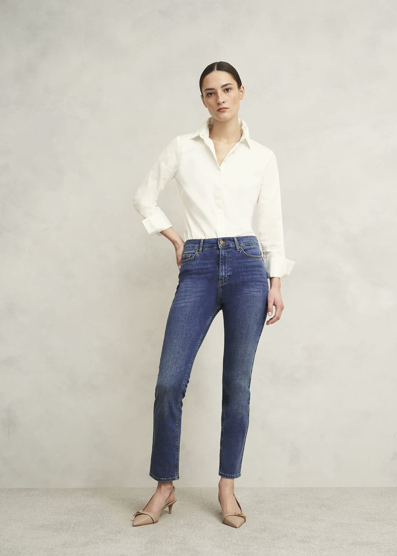 Macy Slim Jeans, Mid Wash, hi-res