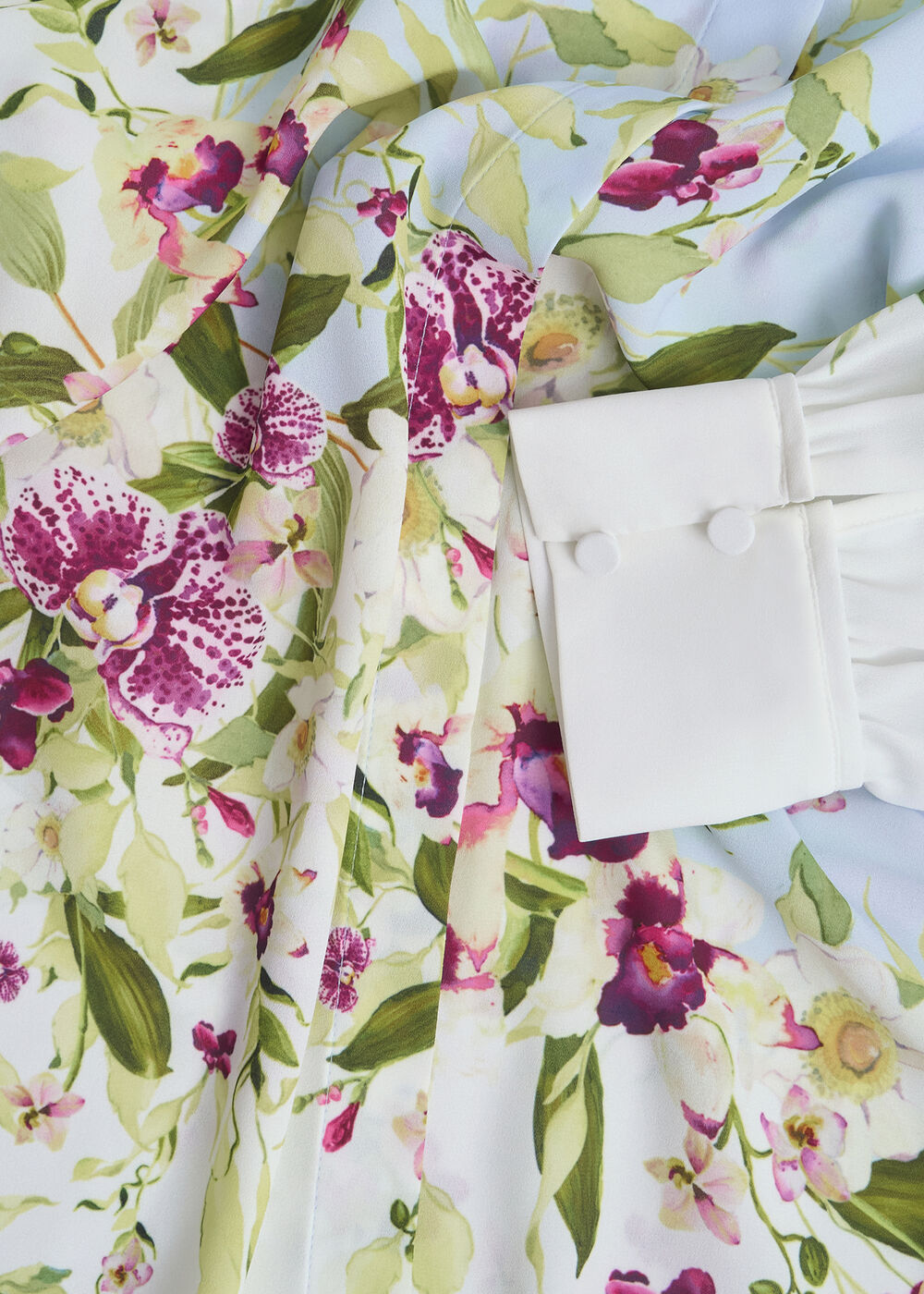 Sabina Floral Shirt, Pale Blue Multi, hi-res