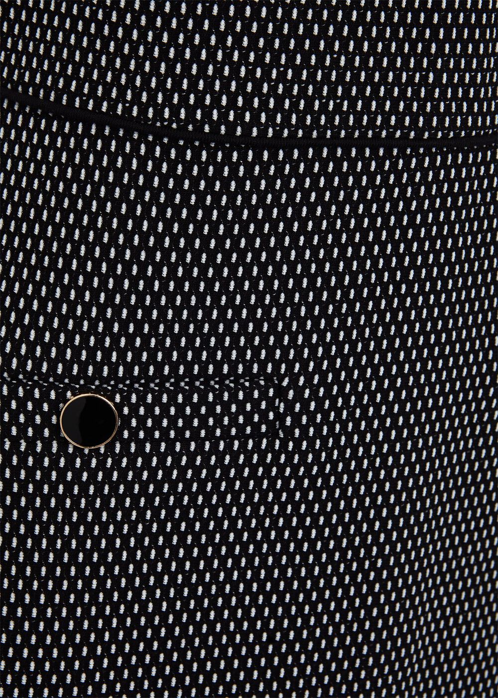 Violet Ponte Dress, Black Ivory, hi-res