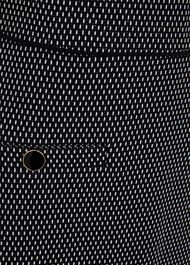 Violet Ponte Dress, Black Ivory, hi-res